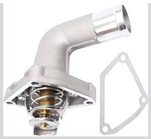 lot 1367 image: HiSport Engine Coolant Thermostat Housing Assembly - Compatible with Infiniti JX35 QX60 Nissan Altima Maxima Murano Pathfinder Quest Replace 212009HP0A 21200JA10A