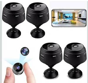 lot 1385 image: ikaufen 4xMini WiFi Cameras,Wireless Cam with Audio and Video HD 1080P Home Night Vision Smart Home Camera Small Nanny Cam House Office Cameras Mobile Phone APP Remote