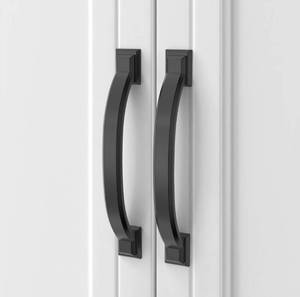 lot 1395 image: Asidrama 20 Pack 4 Inch(102mm) Matte Black Kitchen Cabinet Handles, Cabinet Pulls Kitchen Cabinet Hardware for Cupboard Drawer Pulls