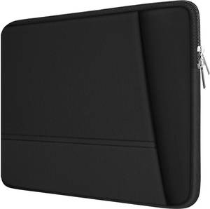 lot 1505 image: Laptop Sleeve Case 15 inch, Sturdy Portable Monitor Computer Laptop Case, Carrying Sleeve Bag 15.4 with Pockets for MacBook PC Mac HP Lenovo Dell Asus Xbox Switch, Black