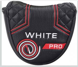 lot 1549 image: Golf Club Head Covers Putter Headcovers Mallet Putter Cover Blade Putter Cover for Odyssey White Hot Pro Heel-Shaft Strong Magnetic