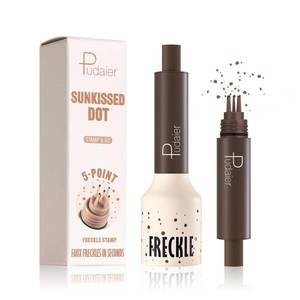 lot 1593 image: Freckle Stamp, Waterproof Faux Freckle Pen, Natural-Looking Lifelike Freckle Makeup, 5-Point Quick Dry Long-Lasting Magic (#3-Coffee)