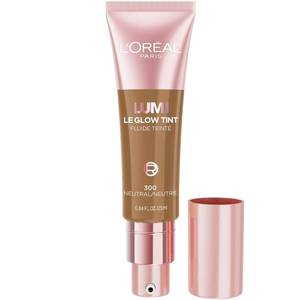 lot 1596 image: LOreal Paris Lumi Le Glow Skin Tint, Lightweight Water-Based Tinted Serum with Foundation-Like Coverage, Glow Illuminator, Neutral 300, 0.84 Fl Oz