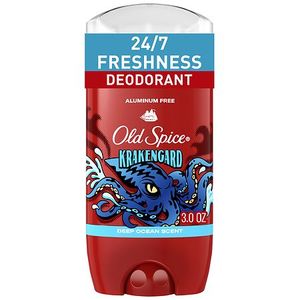 lot 1597 image: Old Spice Aluminum Free Deodorant for Men  Stick  Krakengard  3.0 oz & Native Unscented