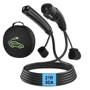 lot 1629 image: LZSTEC NACS Extension Cable Cord, Charging Extension Cable for Tesla, 21ft 50A 240V 12Kw, Compatible with Tesla & NACS Level 1 & Level 2 Mobile Charger Wall Connector for Model YX3SCyber-truck