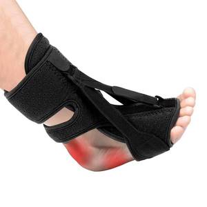 lot 1709 image: Plantar Fasciitis Night Splint - Upgrade 3 Adjustable Plantar Fasciitis Relief Brace,Night Splint for Plantar Fasciitis Women & Men,Eases Plantar Fasciitis, Foot Drop & Achilles Tendonitis (1PC, Black)
