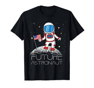 lot 1745 image: Kids Future Astronaut Man On The Moon Astronomy Gift T-Shirt XL