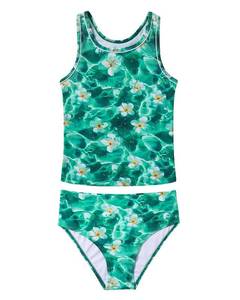 lot 9542 image: Century Star Girls Tankini Swimsuit UPF 50 Racerback Bathing Suit for Teen Girls 2 Piece Swimsuit Summer Beach Swimwear Sea Floret 12-13 Years