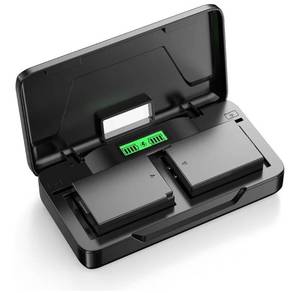 lot 9589 image: FirstPower LP-E10 Battery 2-Pack 1600mAh with 20W Dual Fast Charger Compatible with Canon EOS Rebel T7 T6 T5 T3 T100 4000D 2000D 1500D 1300D 1200D 1100D Kiss X50 X70 X80 X90 Digital Cameras