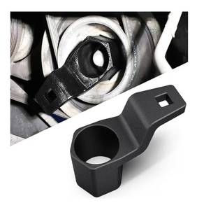 lot 9590 image: Bittwee Car 19 mm Harmonic Balancer Socket & 50mm Crankshaft Crank Pulley Wrench Holder Tool for Stubborn Bolts, Removal Holding Spanner kit for 19mm Engines