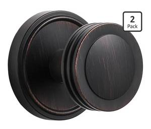 lot 9594 image: 2 Pack Dummy Oil Rubbed Bronze Door Knobs Dummy Door Handle Interior Single Sided Decorative,Zinc Alloy
