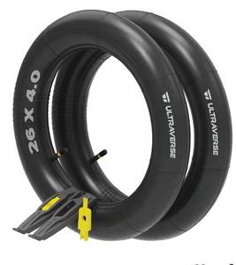 lot 9595 image: Ultraverse 20x4.0, 24x4.0, 26x4.0, 20x3.0, 26x3.0, 16x3.0, 16x4.0 Inner Tube Set