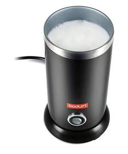 lot 9599 image: Bodum 10oz Bistro Electric Milk Frother, Black