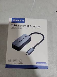 lot 9604 image: Sodola 2.5G Ethernet Adapter (Model SODOLA250).