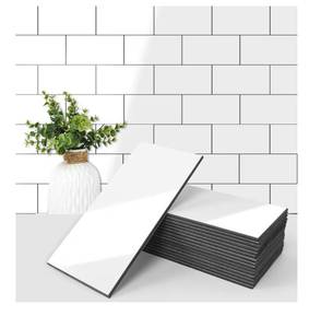 lot 9605 image: Art3d 102-Piece Peel and Stick Wall Tile for Kitchen Backsplash, Bathroom,