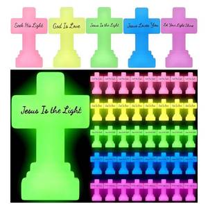 lot 9609 image: Amyhill 50 Pcs Mini Lighted Cross