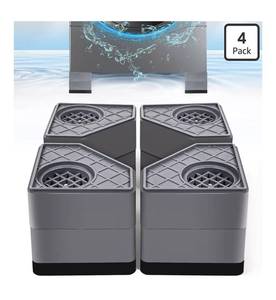 lot 9624 image: 4Pcs Anti Vibration Pads for Washing Machine, Stops Washer Dryer Moving, Prevents Noise