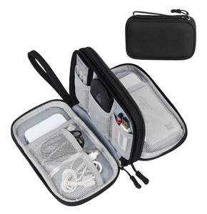 lot 9655 image: FYY Travel Cable Organizer Pouch Electronic Accessories Carry Case Portable Waterproof Double