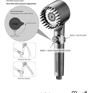 lot 9660 image: Filtered Shower Head with Handheld -