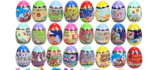 lot 9669 image: Pre-Filled Easter Eggs for Kids