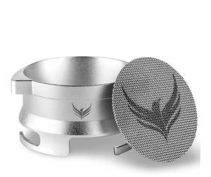 lot 9672 image: 54mm Dosing Funnel Espresso Puck Screen Set KNODOS Grinder Trigger Portafilter Funnel and Filter Compatible with Breville 54mm Portafilters