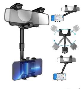 lot 9673 image: SXhyf Rear View Mirror Phone Holder