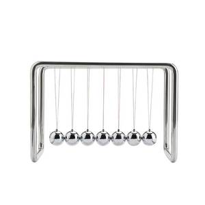 lot 9772 image: CERROPI Newtons Cradle Pendulum with 7 Balls, Classic Swing Newton Balance Ball, 30 Sec Swingtime, Science Physics Gadget, Desk Toys & Office Gadgets for Desk Decorations