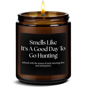 lot 9782 image: Hunters Gifts for Men - Funny Dad Husband Grandpa Friend Him Hunting Gift, Fathers Day Christmas Birthday Anniversary Retirement Present Best Hunting Candle