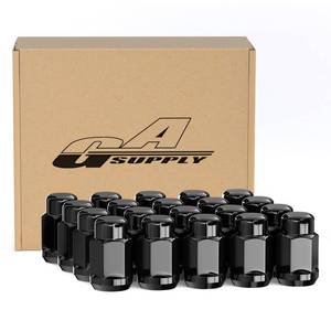 lot 9789 image: GAsupply M12x1.25 Lug Nuts, Closed End Bulge Acorn Chrome Lug Nuts Cone Seat 1.38 35mm Tall 34 19mm Hex, 20 Pack