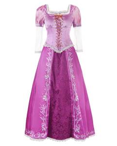 lot 9835 image: JerrisApparel Womens Princess Costume Dress Halloween Cosplay Dress up (S, Purple)