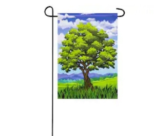 lot 9856 image: Style Selections 1-ft W x 1.5-ft H Summer Garden flag