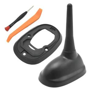 lot 9874 image: Hoypeyfiy Roof Antenna Mount Base Kit for Mini Cooper, Includes Base, Short Sport Antenna & Rubber Gasket - Compatible with R55 2007-2014 & R56 2007-2014 1.6L - Replaces 65203442105, 65203417195