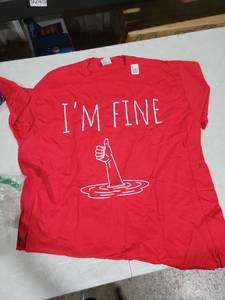 lot 9979 image: Im fine, im fine T-Shirt XL