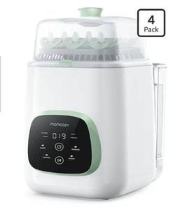 lot 2929 image: Momcozy KleanPal Pro Baby Bottle Washer, Sterilizer &amp Dryer - All-in-One Cleaning Machine for Bottles, Pump Parts &amp Baby