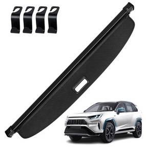 lot 2941 image: AUXKO Retractable Cargo Cover for Toyota RAV4 2025-2019, Cargo Trunk Cover Luggage Security Shade Cover for 2025 2024 2023