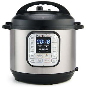 lot 2943 image: Instant Pot 8Qt DUO 7-in-1 Multi-Cooker  Pressure Cook  Slow Cook  & more  Stainless Steel - Retail $179