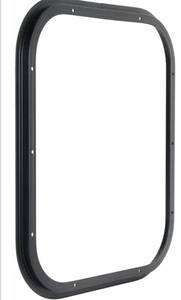 lot 2960 image: 20mm Deep Trim Ring 12x22in, ONLY Suitable 12x22in RV Window with 2 Walls