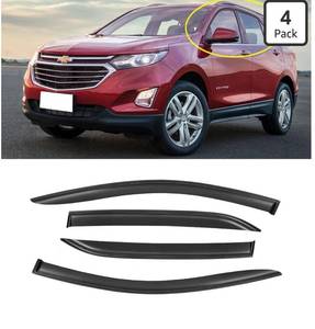lot 2964 image: Window Rain Guards for 2018-2024 Chevrolet (Chevy) Equinox, Window Visor Guard Vent Wind Shade Deflector Rain Shield