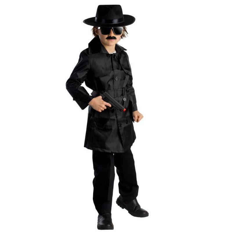 lot 58081 image: Dress Up America Detective Costume - Spy Costume for Kids - Secret Agent Set for Boys and Girls - Retail $30
