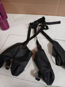 lot 29302 image: Black Adjustable Dog Feet Covers - Retail $15