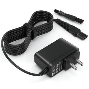 lot 29310 image: Charger Replacement for Braun Charger, 12V Power Cord Compatible with Braun Shaver Series 35791, for Razor 3040S 340S 740S 7865 9290cc 9095cc and more models - Retail $8