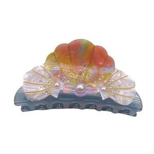 lot 32000 image: Shells Hair Clip,Acetate Hair Claw,Small Hair Clips for Women - Retail $13