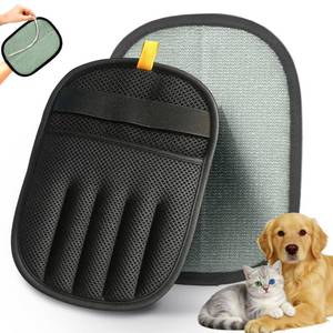 lot 41592 image: GleefulVoy Pet Hair Removal Glove for Dogs & Cats,2026 Upgraded 5-Finger Reusable Pet Hair Remover Glove, Magic Brush for Pet Hair & Pet Fur Removal on Furniture, Couch, Carpet, Clothing & Car Seats - Retail $9