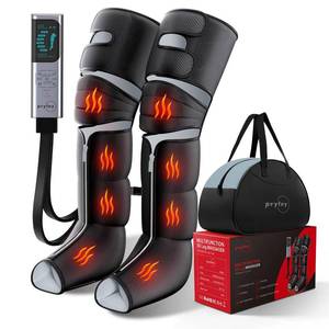 lot 61690 image: MZCNU Leg Massager with Heat and Compression, Foot Massager for Circulation and Pain Relief, 3 Timers, 12 Intensity, 6 Modes,3 Heating with Knee Massager, Gifts for Mother Men Women - Retail $300