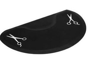 lot 11760 image: OmySalon 12in Thick Anti Fatigue Mat for Hairstylist Standing, 3x5 ft