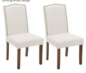 lot 11832 image: 2 Pack Kitchen Chairs