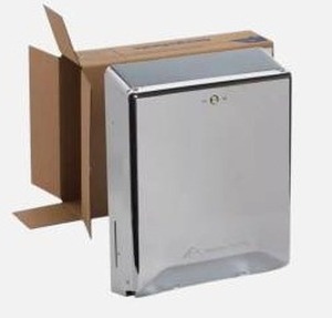 lot 11870 image: Georgia Pacific Paper Towel Dispenser Chrome C Fold Multifold Tissue Organizer