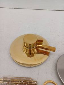 lot 11872 image: Rohl Tub Handle, Gold