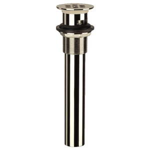 lot 11877 image: Delta RP6346PN Grid Strainer w Overflow - Vessel Bathroom  Polished Nickel