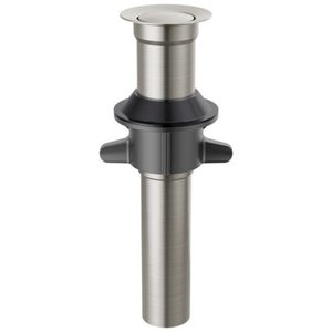 lot 11894 image: Delta Rp101632 Push Pop Up Drain - Brilliance Stainless